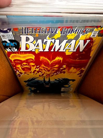 Detective Comics Batman Long Comic Box w 215 comics for Sale