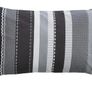 Striped Grey Single Quilt Duvet Cover & Pillowcase Bed Set Multiple Colours Available (free Postage) Image 3