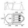 3 Man House Tent Waterproof Camping Tent Image 3