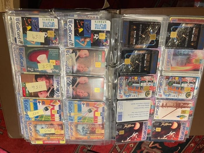 Call cards Irish all me doubles start at 1 euro each most are 2 euro each