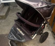 OutNAbout double pram stroller