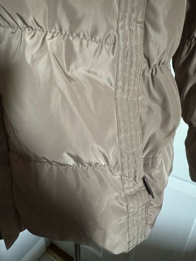 Comma down feathers hooded ladies winter jacket size UK18 EU46 Postage included
