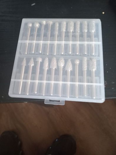 20 PC Burr kit 6MM Electroplated