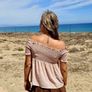 Top blouse -shoulder off Image 6