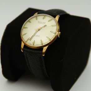 Vintage Swiss Made Montine Gold Gents Dress Watch