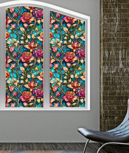 Removable Foil for Windows / Doors / Shower Doors Etc + also other designs available