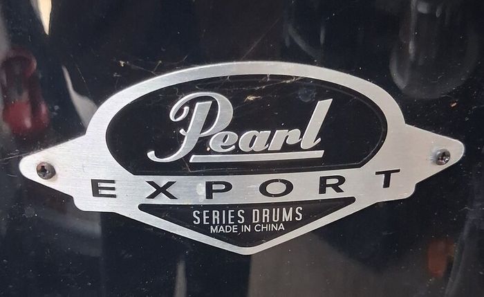 Used Pearl Export Series Drum Kit Steel Shell Finish