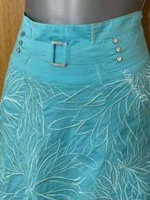 Karen Millen Embroidered A-Line Skirt with Petticoat