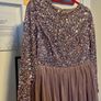 Maya Embellished Maxi Tulle Dress long sleeve Image 5