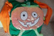 Halloween pumpkin dress for 5-6 year