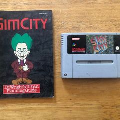 SNES Sim City Game