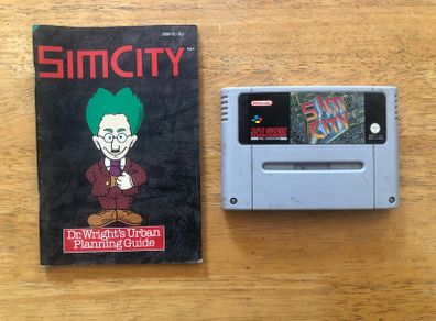 SNES Sim City Game