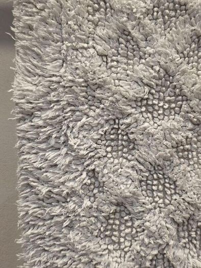 Dune 100% Cotton Bath Mat 80x50cm - Light Grey