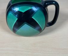 Xbox Ceramic Tea Coffee Mug - Black Shaped With Logo - Brand New