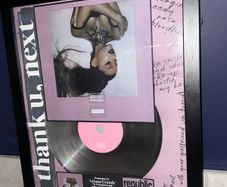 Ariana grande framed plaque album thank you next