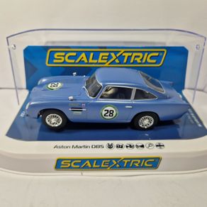 Scalextric  C4599 Aston Martin DB5 Blue/Yellow -Historic GT Racing Slot Car