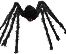 90cm Giant Spider Halloween Decorations - Giant Halloween Spider for Halloween Decorations Outdoor Fake Spiders - Halloween Giant Spider Big Spider Halloween