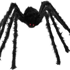 90cm Giant Spider Halloween Decorations - Giant Halloween Spider for Halloween Decorations Outdoor Fake Spiders - Halloween Giant Spider Big Spider Halloween