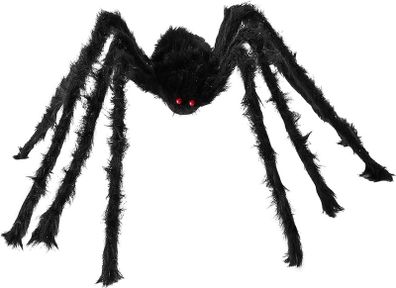 90cm Giant Spider Halloween Decorations - Giant Halloween Spider for Halloween Decorations Outdoor Fake Spiders - Halloween Giant Spider Big Spider Halloween