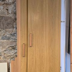 Wardrobe doors and frame