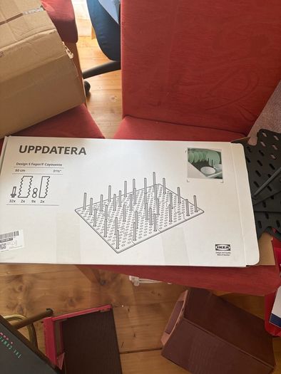 Ikea drawer plate holder