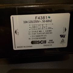 Emi Filter F4381 For Nordictrack Commercial Treadmill
