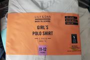 BNWT Girls Polo Shirt 2pk