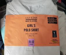 BNWT Girls Polo Shirt 2pk
