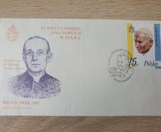 Poland First Day Cover 1987 3rd Visit of Pope John Paul II to Wloclawek/Poland - free standard postage