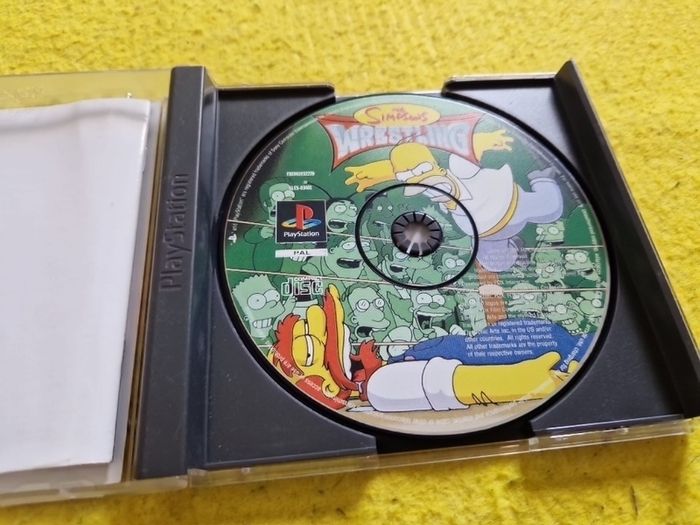 The Simpsons Wrestling PlayStation1 Ps1 PlayStation2 Ps2 games Original