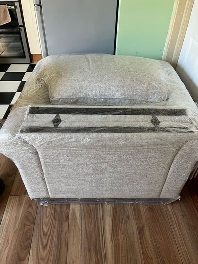 Brand new grey armchair x2 one new and one lightly used