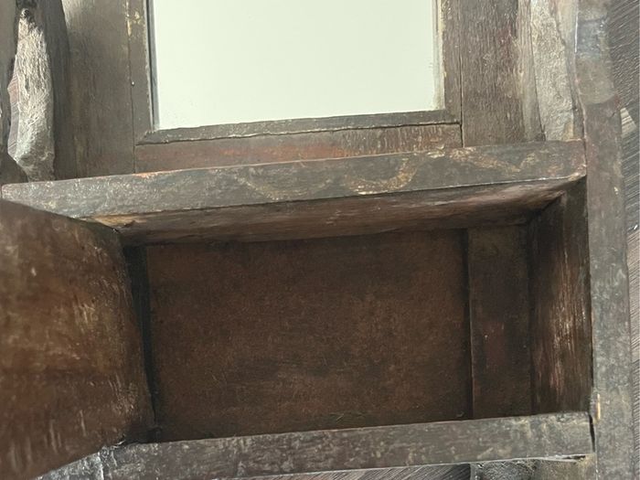Small mirror / wall mounted key box