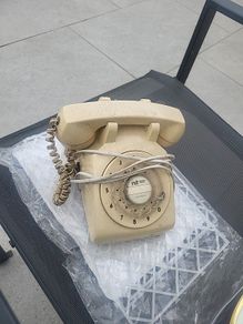 vintage rotary phone