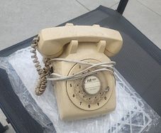 vintage rotary phone