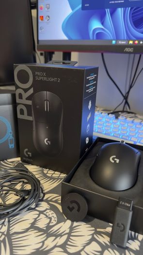 Logitech G Pro X Superlight 2 Wireless Gaming Mouse - Black