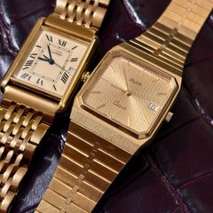 Vintage Avia Swiss Gold Quartz Watch