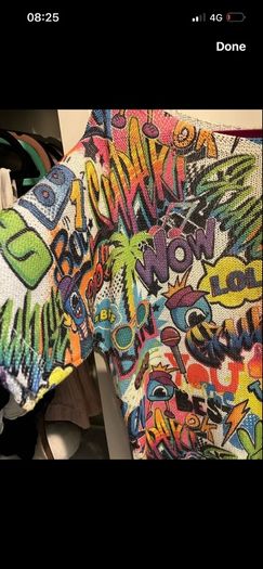 Graffiti blouse S-M