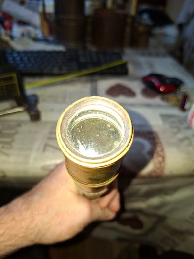 Old Foldable Brass Telescope, Postage Available or Collection is always welcome