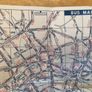 Vintage 1960's London Underground & Bus Map Image 7