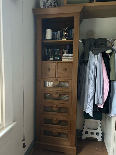 Solid wood dresser