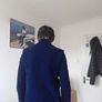 boy blazer velvet navy blue 11-12yrs Image 2