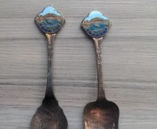 Sydney Bridge Vintage Metal Spoons
