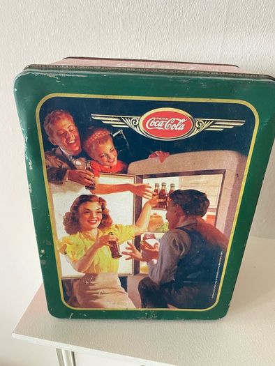 Vintage Coca Cola Metal box