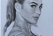 Aryna Sabalenka Pencil Drawing