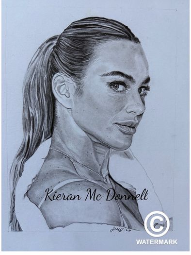 Aryna Sabalenka Pencil Drawing