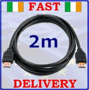 2M Premium HDMI Cable Male to Male Gold Plated HD HDTV PS3 XBOX 360 BlueRay