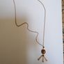 Necklace Brown Polished Marble Set Image 3