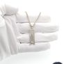 925 Vintage Sterling Silver Scottish Goldcraft Signed Modernist Necklace Image 8