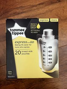 Tommee Tippee breast milk pouches