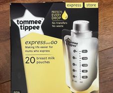 Tommee Tippee breast milk pouches